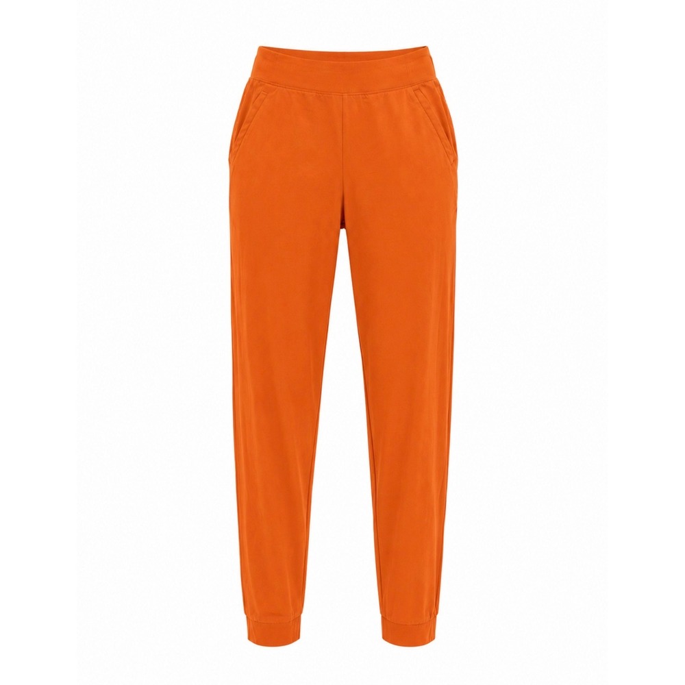 Athleta Venice Jogger Women 4 Burnt Orange Excellent Zipper Ankle Pants